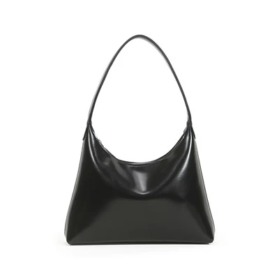 Vintage -Stil Ġilda Tleqq Hobo Bag